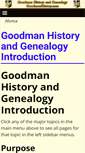 Mobile Screenshot of goodmanhistory.com