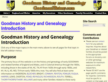 Tablet Screenshot of goodmanhistory.com